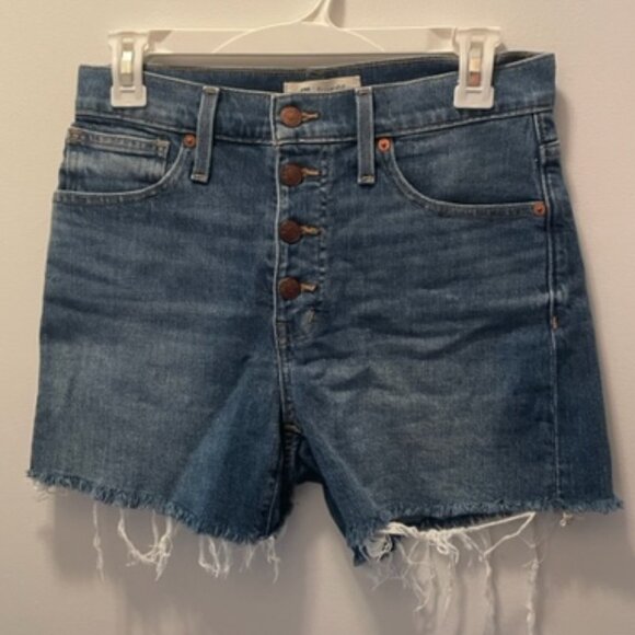 Madewell High-Rise Jean Shorts - Picture 2 of 5